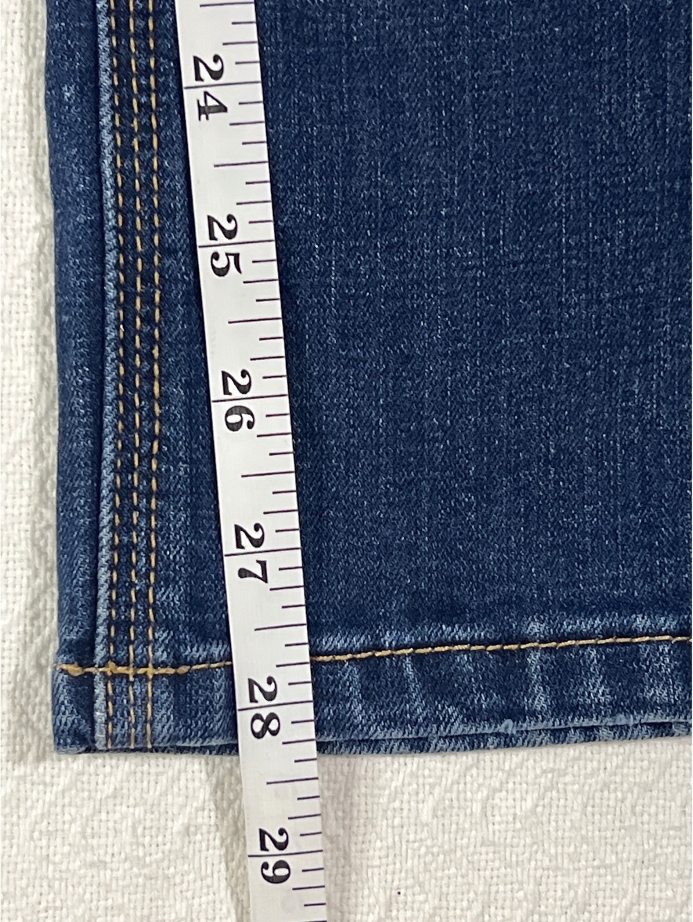 Chico's So Slimming Dark Blue Denim Jeans Size 1.5 Short - Picture 7 of 8